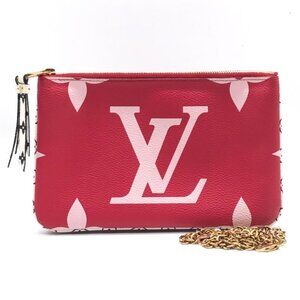 Louis Vuitton Monogram Giant Pochette Double Zip Shoulder Bag Price Negotiation